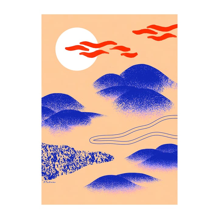 Japanese Hills poster, 50x70 cm Paper Collective