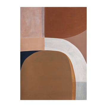 Paper Collective Painted Shapes 01 poster 70×100 cm