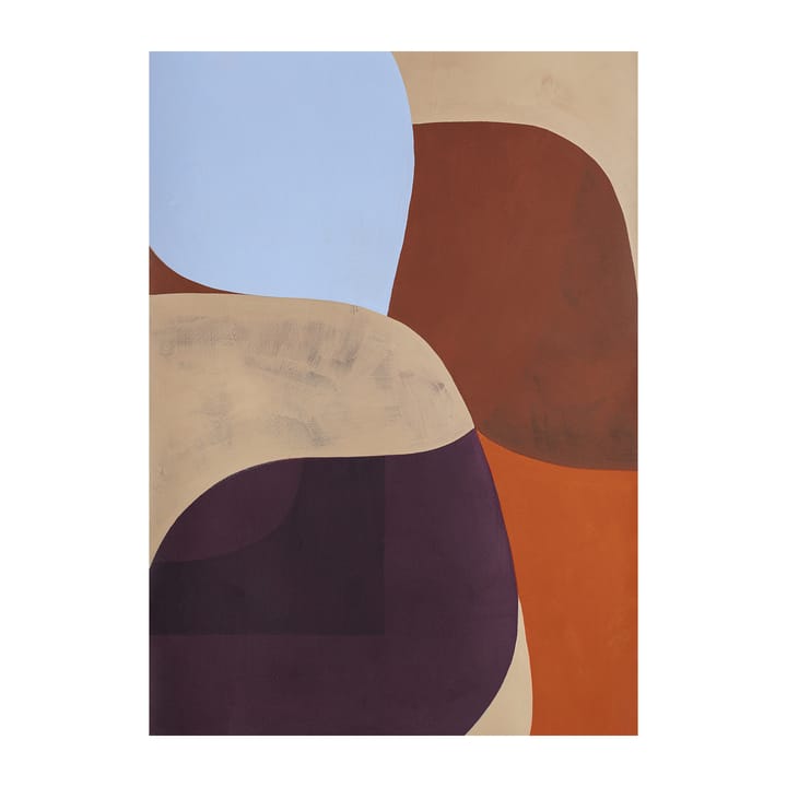 Painted Shapes 02 poster, 50x70 cm Paper Collective