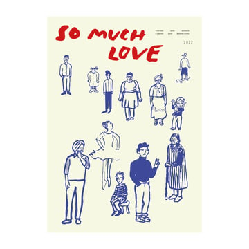 Paper Collective So Much Love poster 30×40 cm