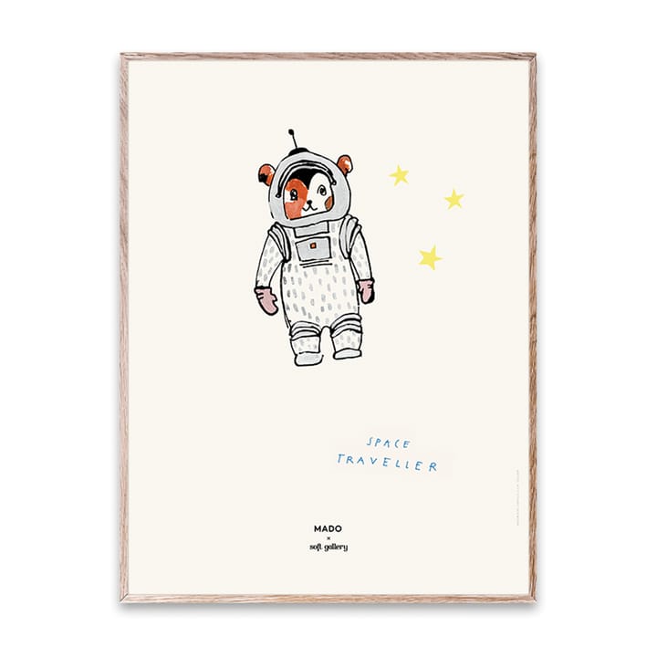 Space Traveller poster, 30x40 cm Paper Collective