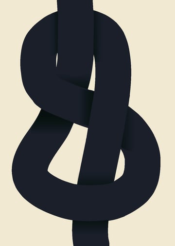 Paper Collective The Knot poster 70×100 cm