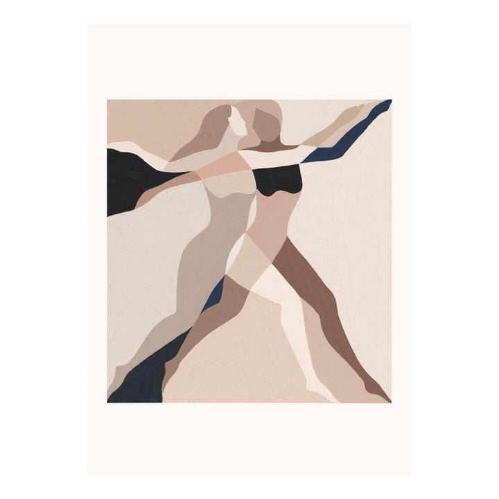 Two Dancers poster, 50x70 cm Paper Collective