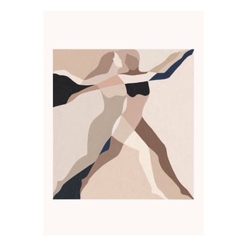 Paper Collective Two Dancers poster 50×70 cm