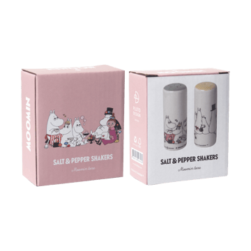 Moomin love salt & pepparkar - Vit-multi - Pluto Design