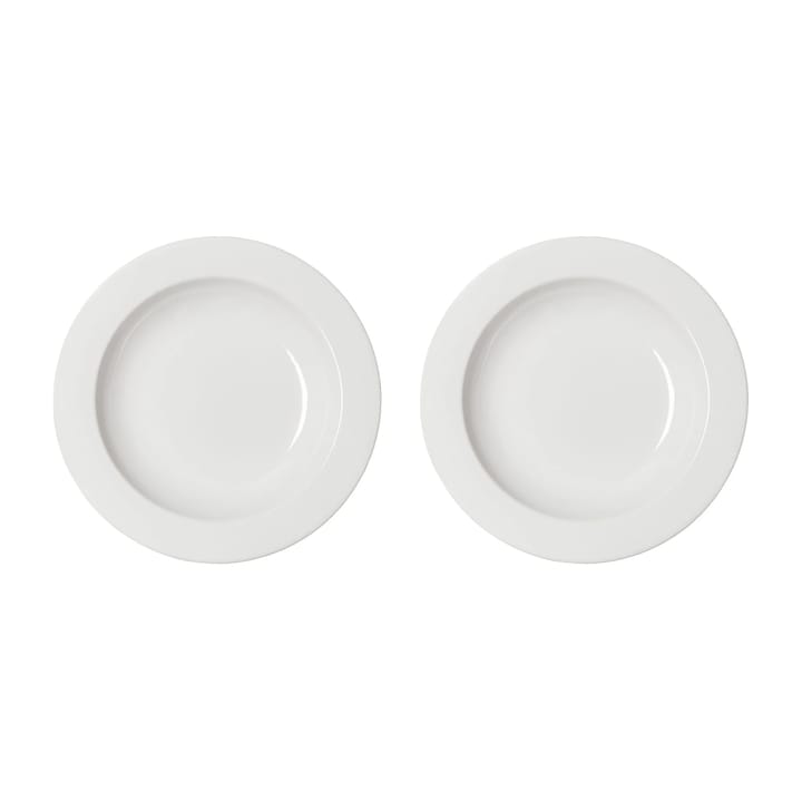 Daga djup tallrik Ø23,5 cm 2-pack - White - PotteryJo