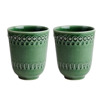 PotteryJo Daisy mugg 35 cl 2-pack Forest (mörkgrön)