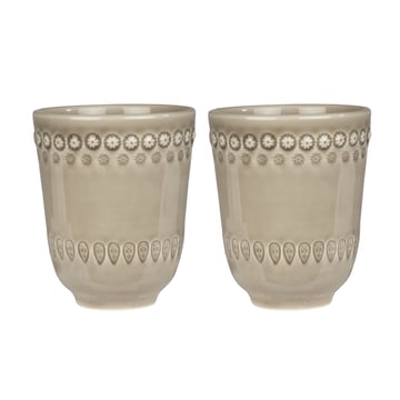 PotteryJo Daisy mugg 35 cl 2-pack Greige (beige)