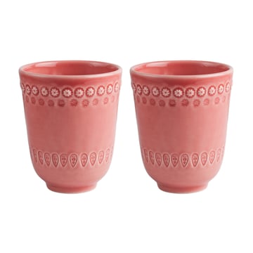 PotteryJo Daisy mugg 35 cl 2-pack Rose (rosa)