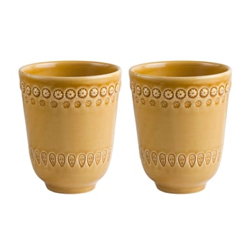 PotteryJo Daisy mugg 35 cl 2-pack Sienna (gul)