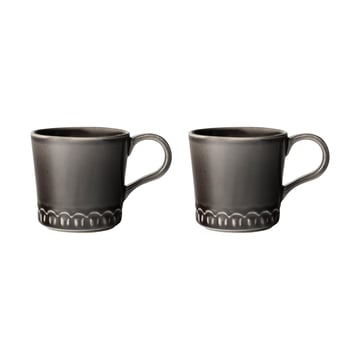 PotteryJo Tulipa mugg 40 cl 2-pack Almost black