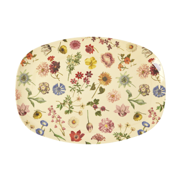 RICE Rice melamintallrik 22×30 cm Floras Dream