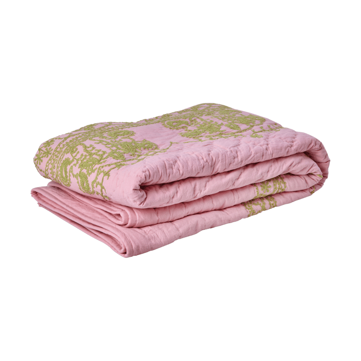 Rice quiltad filt 140x200 cm - Soft pink - RICE