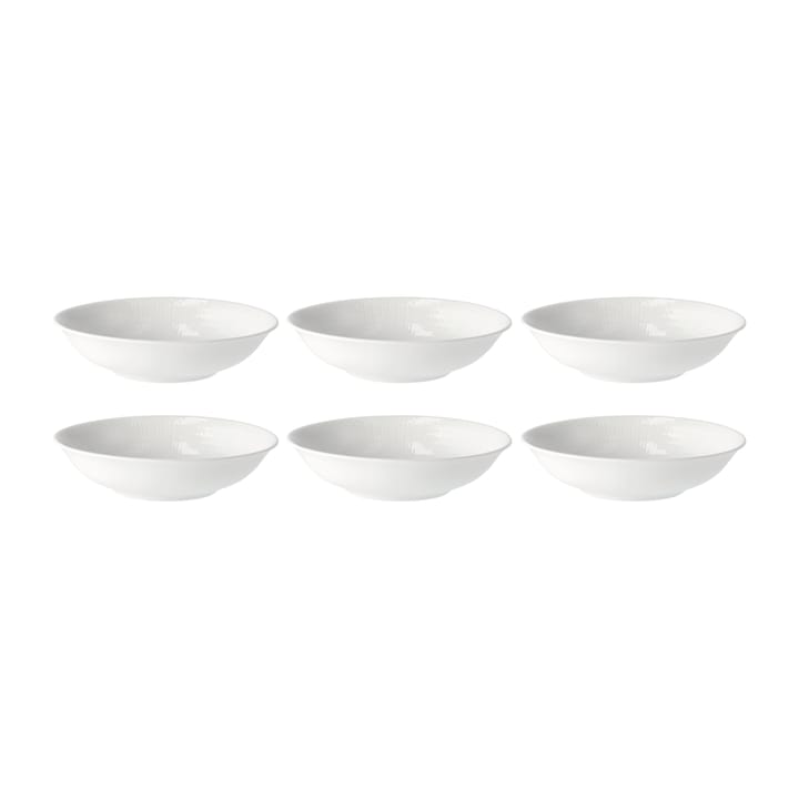 Swedish Grace djup tallrik 19 cm, 6-pack snö (vit) - undefined - Rörstrand