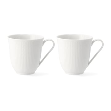 Rörstrand Swedish Grace mugg 30 cl 2-pack snö (vit)