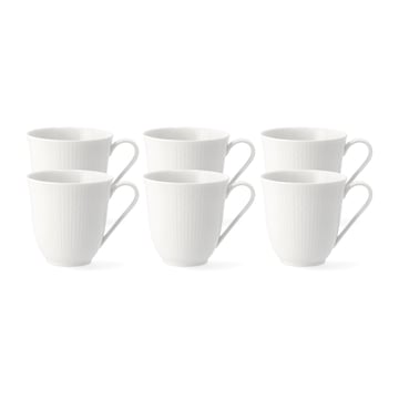 Rörstrand Swedish Grace mugg 30 cl 6-pack snö (vit) snö (vit)