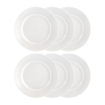 Rörstrand Swedish Grace tallrik 21 cm 6-pack snö (vit) snö (vit)