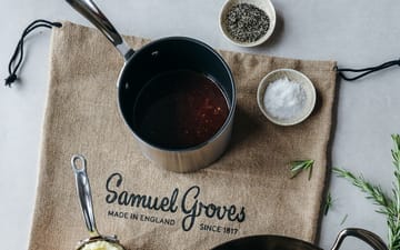 Samuel Groves non stick mjölkkastrull �Ø14 cm - Rostfritt stål - Samuel Groves