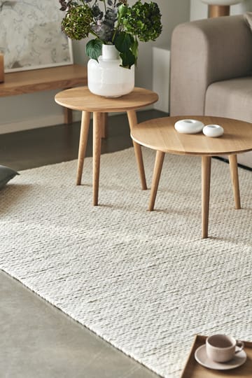 Braided ullmatta naturvit - 170x240 cm - Scandi Living