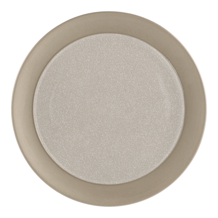 Fossil assiett Ø21 cm, Beige Scandi Living