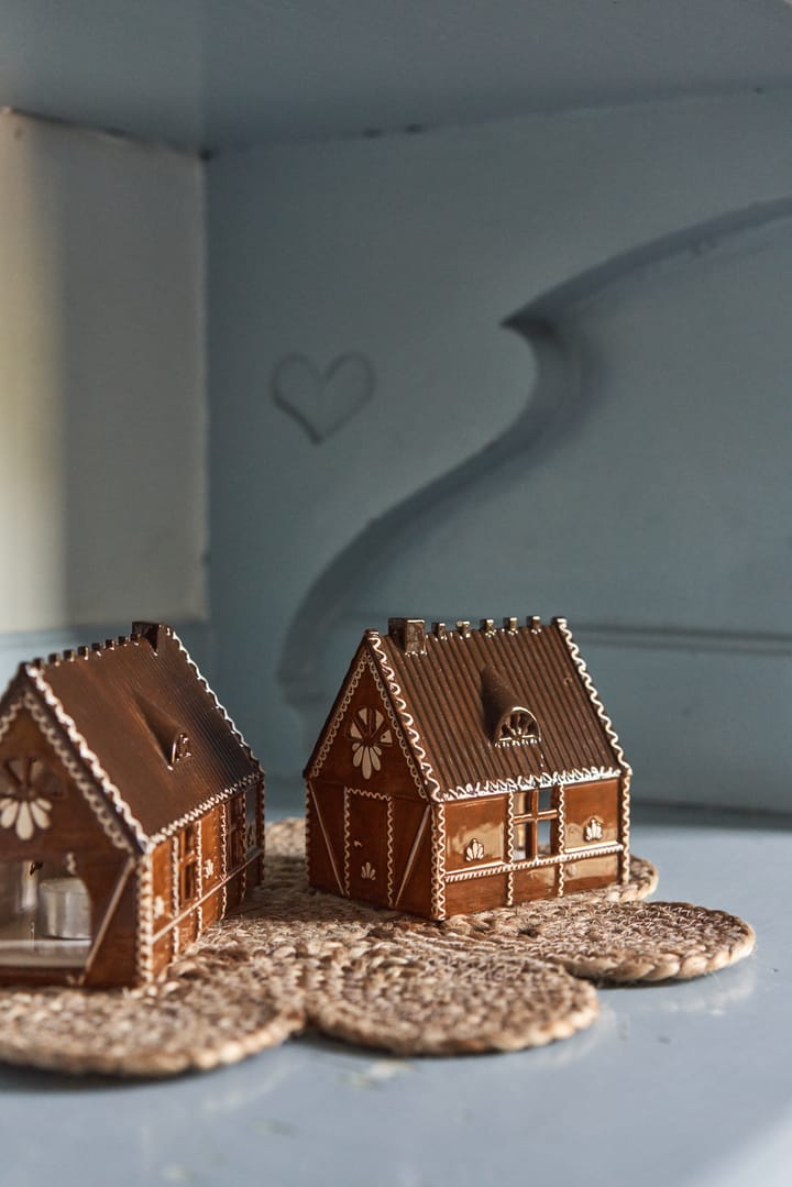 Ginger bread ljushus, 12 cm Scandi Living