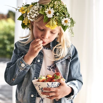 Havspil frukostskål 60 cl 4-pack - blå-vit - Scandi Living