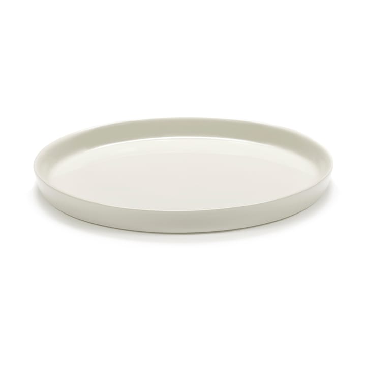 Cena tallrik hög M Ø22 cm, Ivory Serax