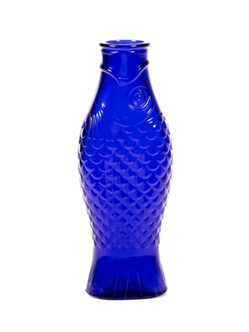 Fish & Fish glasflaska 85 cl - Cobalt blue - Serax