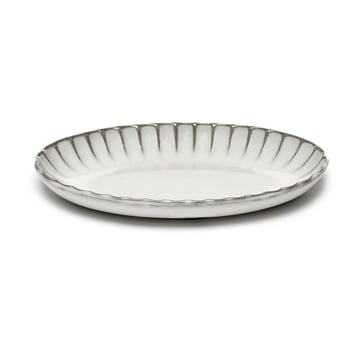 Serax Inku oval serveringsskål M 15,4×22 cm White