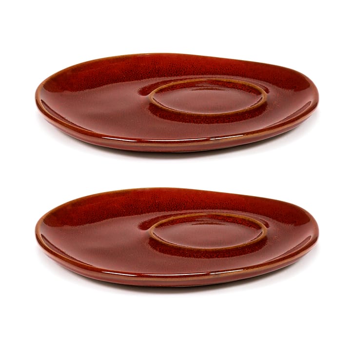 La Mère fat till espressokopp Ø11 cm 2-pack - Venetian red - Serax