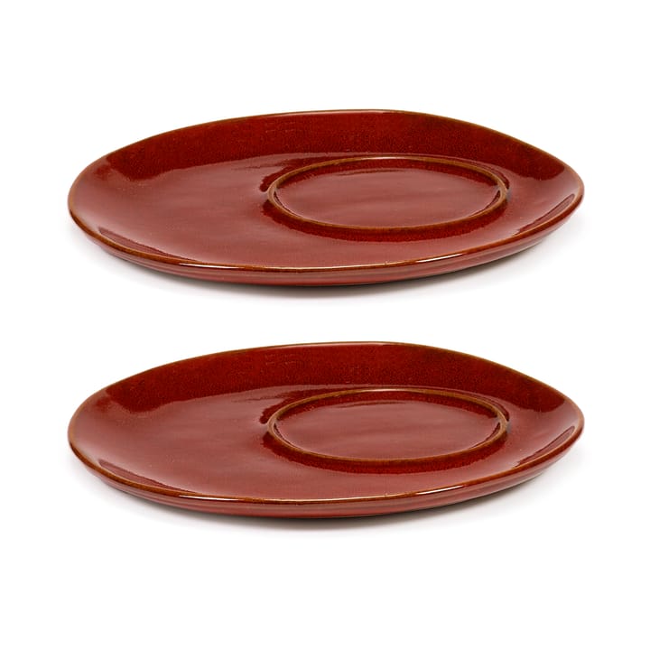 La Mère fat till kaffekopp Ø14,5 cm 2-pack, Venetian red Serax