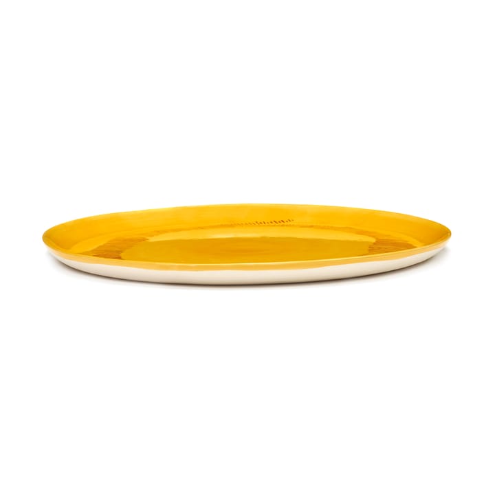 Ottolenghi Feast serveringsfat Ø35 cm, Yellow stripes-red Serax