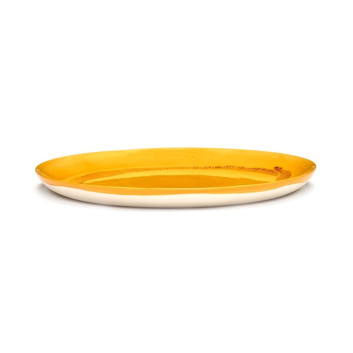 Ottolenghi Feast tallrik L Ø26,5 cm 2-pack, Yellow stripes-red Serax