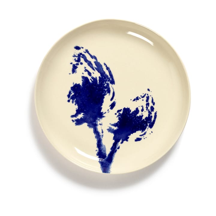 Ottolenghi Feast tallrik S Ø19 cm 2-pack - White-artichoke blue - Serax