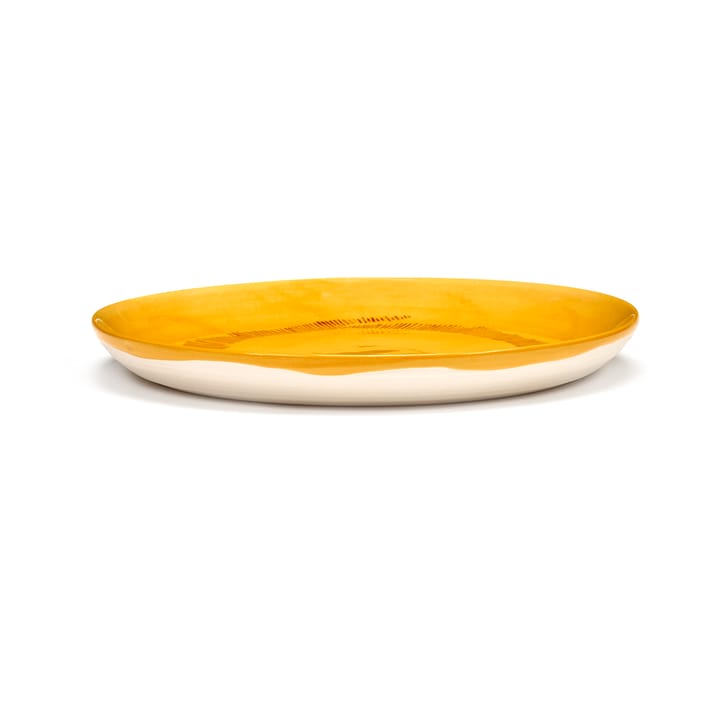 Ottolenghi Feast tallrik S Ø19 cm 2-pack, Yellow stripes-red Serax