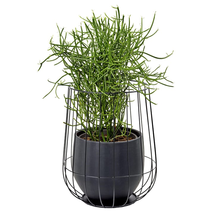 Serax blomkruka i korg Ø37 cm h46 cm, Black Serax