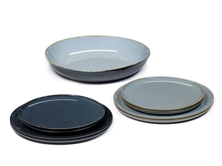 Terres de Rêves dinner set 9 delar, Smokey blue-dark blue Serax