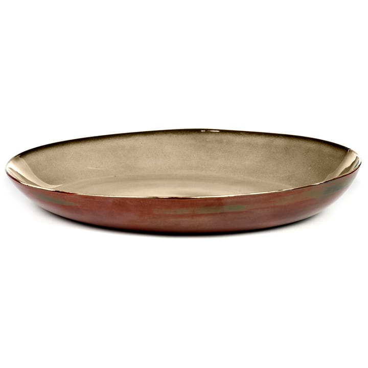 Terres de Rêves serveringsfat 35,5 cm, Misty grey-rust Serax