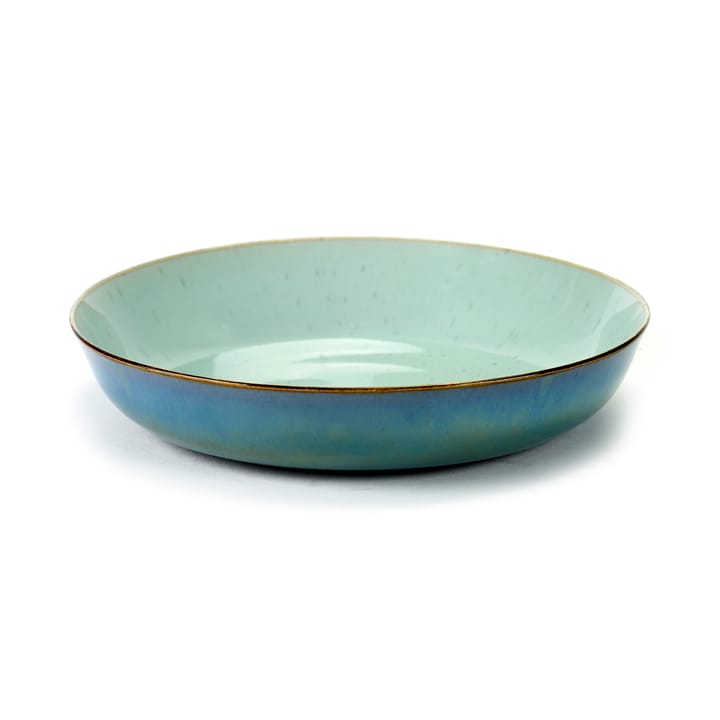 Terres de Rêves tallrik 21 cm - Light blue-smokey blue - Serax