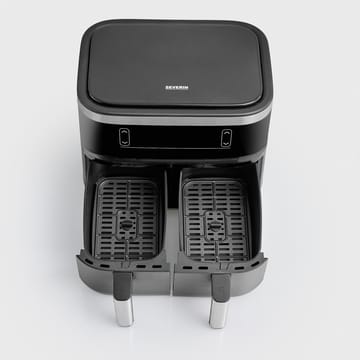 Severin FR 2453 airfryer dubbel 2x4 L - Svart - Severin