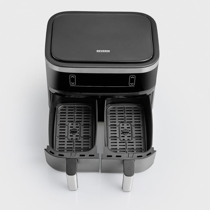 Severin FR 2453 airfryer dubbel 2x4 L, Svart Severin