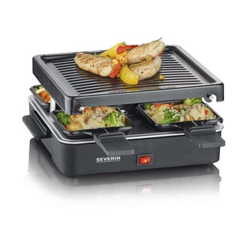 Severin RG 2370 raclette mini 4 pannor - Svart - Severin