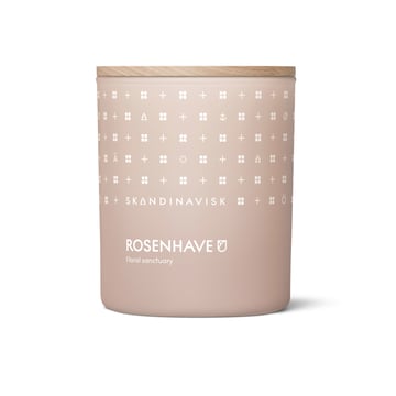 Skandinavisk Rosenhave doftljus med lock 200 g