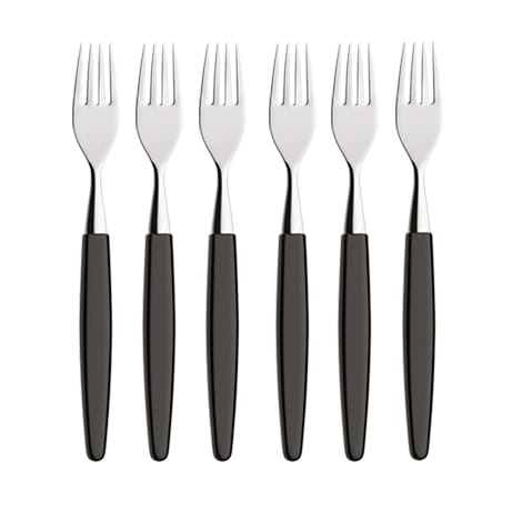 Skaugum gaffel 6-pack Urban Black - undefined - Skaugum of Norway