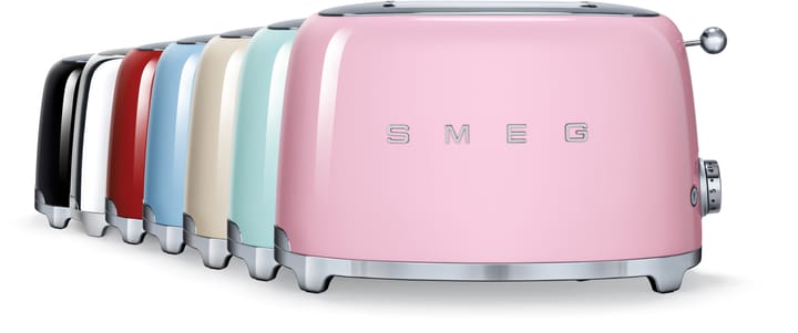 Smeg 50's Style brödrost 2 skivor, Créme vit Smeg