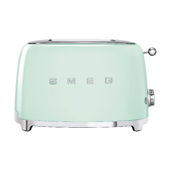 Smeg 50's Style brödrost 2 skivor, Pastell grön Smeg