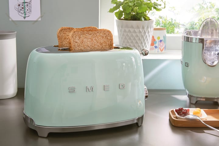 Smeg 50's Style brödrost 2 skivor, Pastell grön Smeg