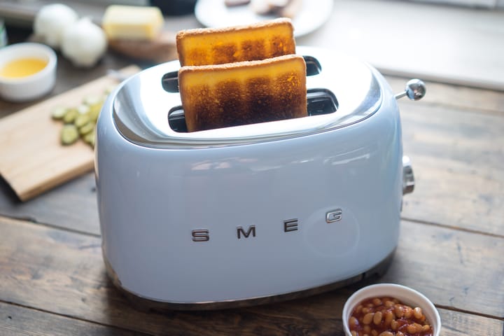 Smeg 50's Style brödrost 2 skivor, Pastellblå Smeg