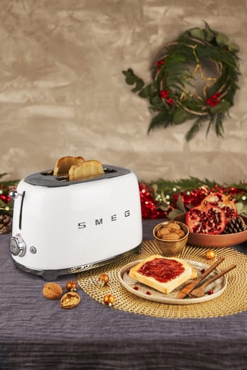 Smeg 50's Style brödrost 2 skivor - Vit - Smeg