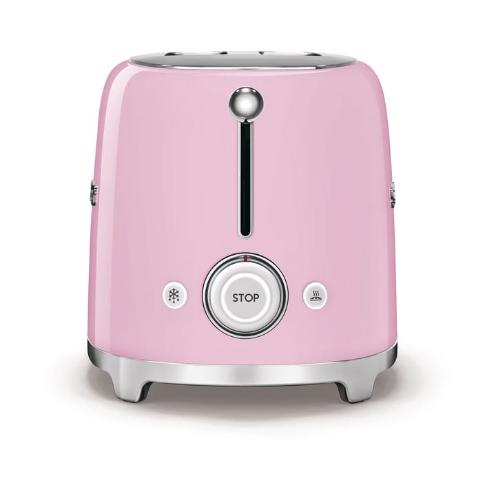 Smeg 50's Style brödrost 4x2 skivor, Rosa Smeg